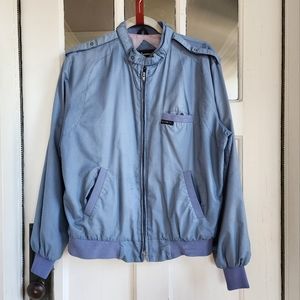 Vintage Members Only Light Blue 80s Jacket, Sz 42